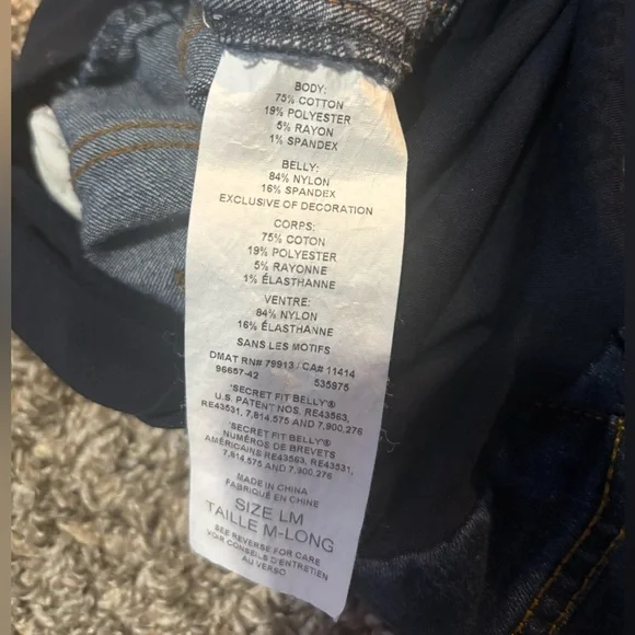 Tall MEDIUM SIZE  MATERNITY Jessica Simpson Jeans - Picture 5 of 12